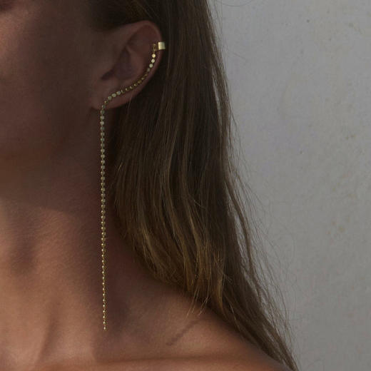 北京仓｜Maggoosh-Alegria Runway-金色 长耳环［希腊设计师］ 商品图2