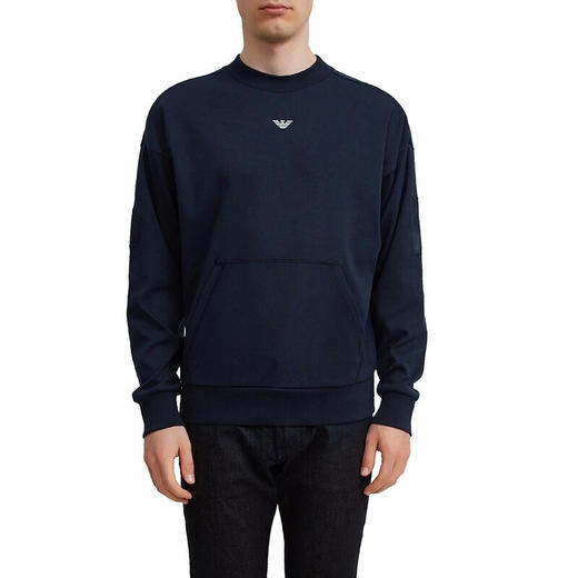 EMPORIO ARMANI 男藏蓝色男士卫衣/帽衫 3G1M96-1JSQZ-0922 商品图0