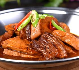 苏埠豆干烧土猪肉(份)