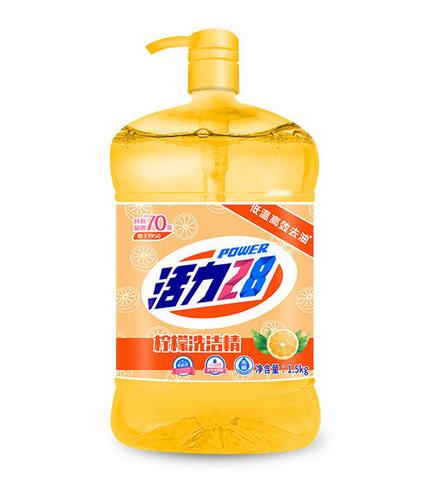 活力28透明柠檬洗洁精1.5kg 商品图0