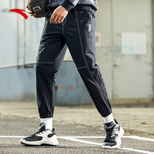 安踏要疯系列2022春男子运动裤Z势狂响印花裤子152211518-1 商品图2