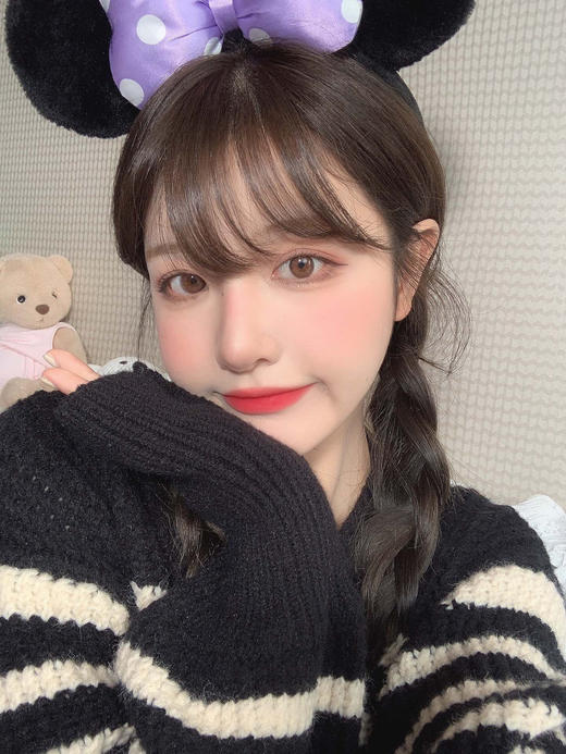 【年抛】olivia 樱花粉棕Bebebest | 小直径14.0，着色13.0 | 【同品牌多副美瞳更划算，选款色板在详情页内】，粉色美瞳 商品图6