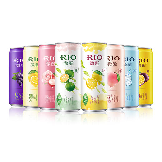 RIO锐澳 鸡尾酒女生酒 预调酒 洋酒 果茶 微醺 全家福 8口味330ml*8罐 口味随机8种 商品图0