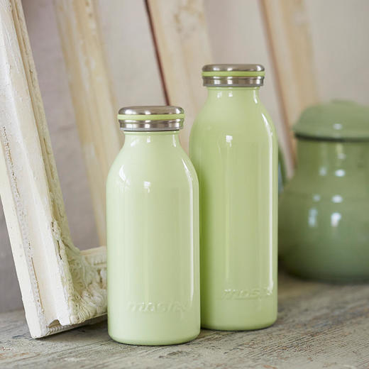 日本进品牌mosh! 保温杯牛奶杯350ml可爱小清新学生保温水壶 商品图6