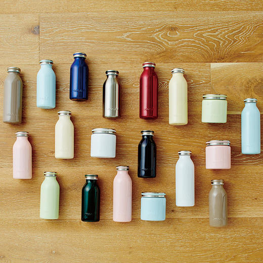 日本进品牌mosh! 保温杯牛奶杯350ml可爱小清新学生保温水壶 商品图1