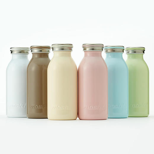 日本进品牌mosh! 保温杯牛奶杯350ml可爱小清新学生保温水壶 商品图5