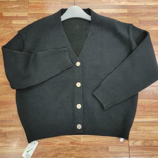 女净色短开衫 商品图0