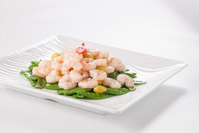 清炒虾仁鸡头米(份)