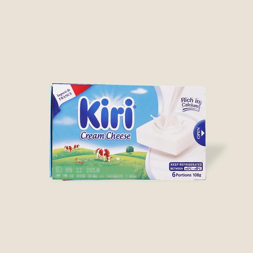 乐芝牛凯芮份装涂抹型原味奶油再制干酪 108g 商品图0