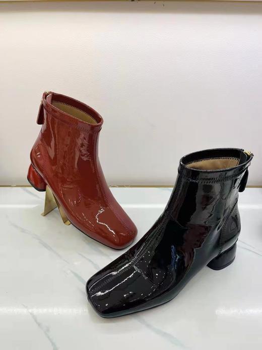 西村名物2021年秋冬新款专柜同款皮靴短靴X21DS43691 商品图2