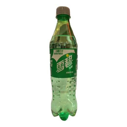 雪碧清爽柠檬味汽水无糖600ml/瓶 商品图0