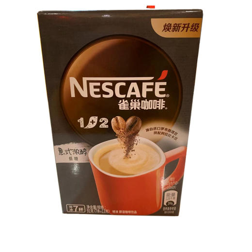 LST雀巢咖啡1+2特浓91g(7条*13g)/盒 商品图0