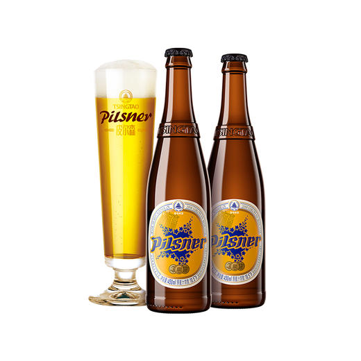 青岛啤酒 皮尔森450ml*12瓶/箱 商品图2