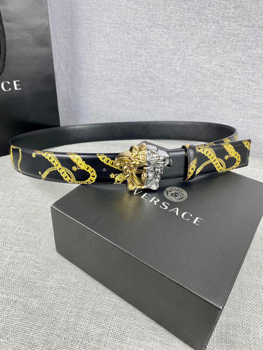 春季特惠💰350 范思哲男士腰带 2022新品 带身宽度3.8cm  此款个性腰带 商品图2