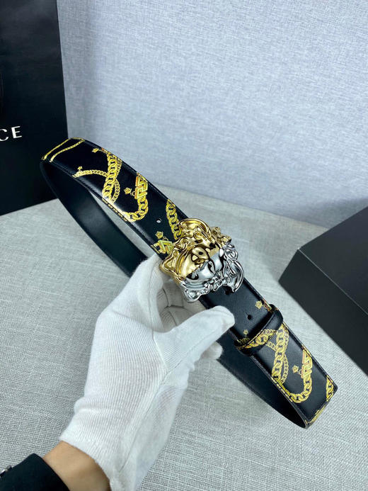 春季特惠💰350 范思哲男士腰带 2022新品 带身宽度3.8cm  此款个性腰带 商品图0