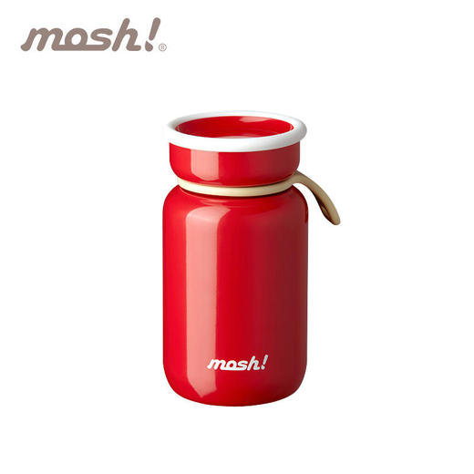 日本mosh! 保温杯女不锈钢水杯便携可爱清新拿铁保温水杯200ml 商品图1