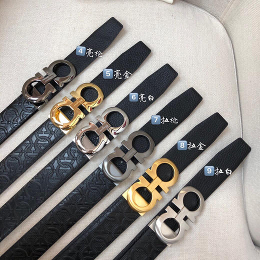 春季特惠💰330 菲拉格慕 带身宽3.5cm 高级定制款男士腰带 商品图6