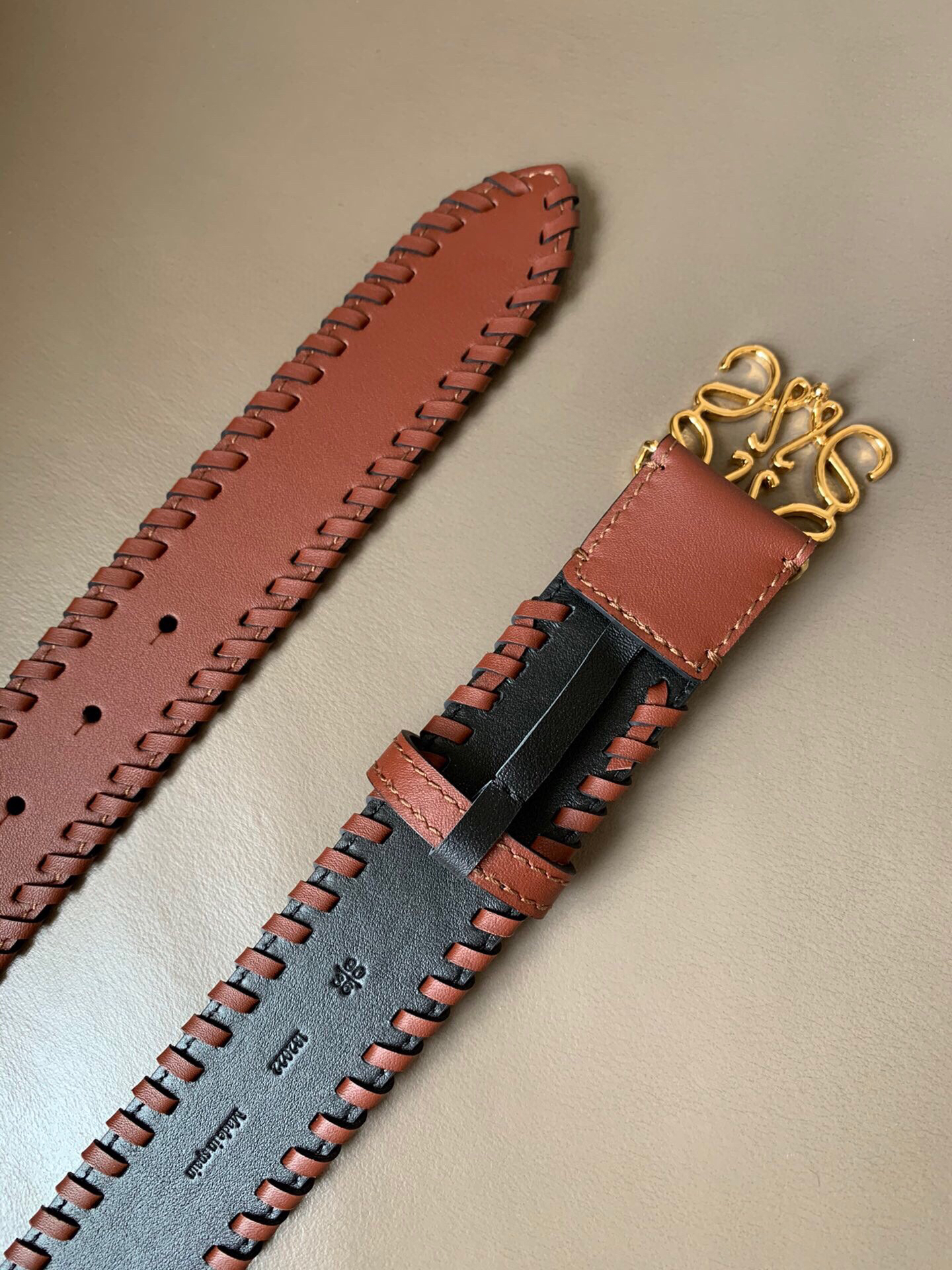 春季特惠90480 loewe罗意威腰带 专柜新款 男女通用休闲腰带