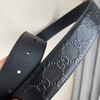 春季特惠💰320 新品 Gucci古驰男士腰带 原厂进口双G面皮立体视觉 商品缩略图5