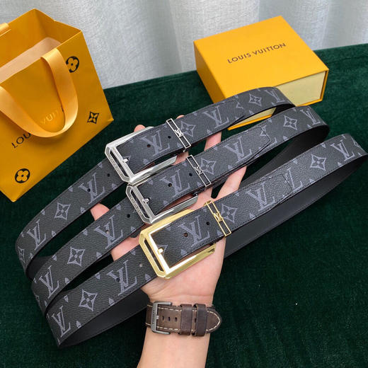 春季特惠💰320 LV男士腰带 男士经典休闲腰带 带身宽度3.5cm 商品图6