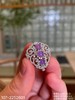 107-2252601，高冰艳+玻璃艳绿蛋面胸针。具体价格微信咨询 商品缩略图1