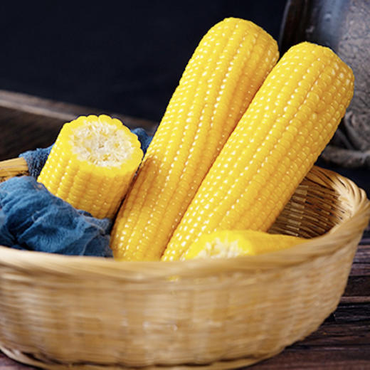 黑龙江 甜糯有机黄玉米12支装 商品图3