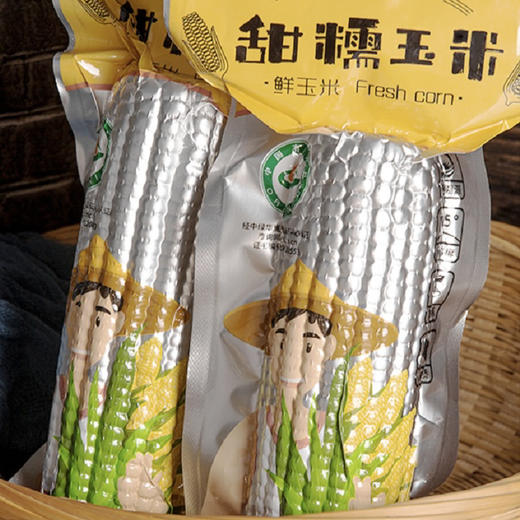 黑龙江 甜糯有机黄玉米12支装 商品图4