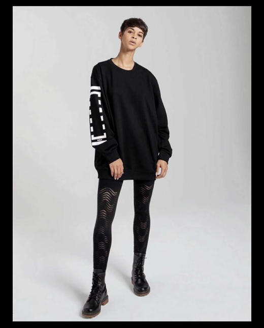 Wolford 印花长款运动卫衣52741 商品图0