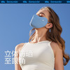 蕉下口罩女防晒面罩夏季轻薄透气亲肤弹力纯色可清洗户外旅行 纭帛系列护眼角防晒口罩-梦屿灰 均码 商品缩略图1