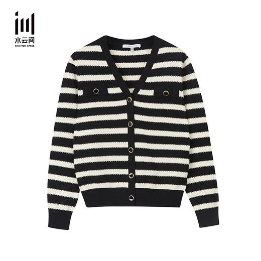 水云间春季新款针织开衫女显瘦宽松内搭外穿毛织外套12210615 商品图0