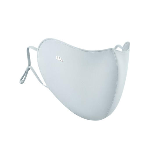 蕉下口罩女防晒面罩夏季轻薄透气亲肤弹力纯色可清洗户外旅行 纭帛系列护眼角防晒口罩-梦屿灰 均码 商品图6