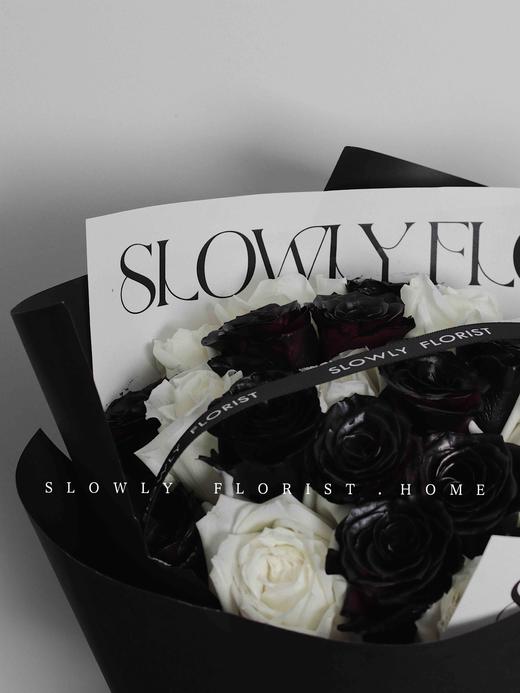 酷女孩黑玫瑰花束 商品图13