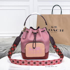 春季特惠💰550 蔻驰COACH/蔻驰女士马车图案JES水桶包1899