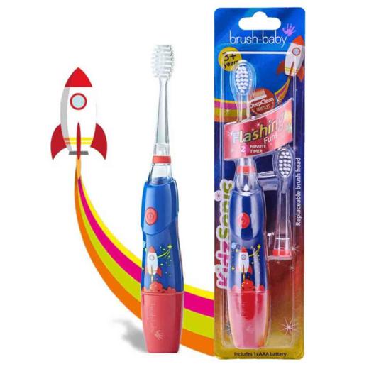 brush-baby 声波震动牙刷KidzSonic系列（3岁以上）火箭 商品图0