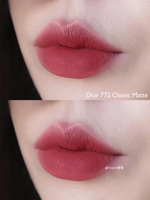 Dior迪奥烈艳蓝金唇膏口红 772# 哑光 商品图5