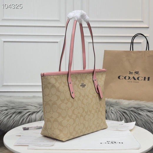 春季特惠💰450 蔻驰coach新款购物袋58292女士小号拉链款 商品图5