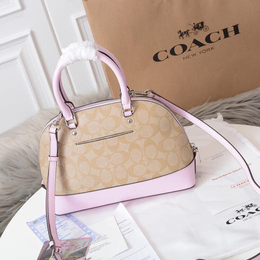 春季特惠💰470 蔻驰coach经典款印花logo小号贝壳包37232 商品图2