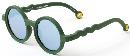 OLIVIO 太阳眼镜圆形未来系列-菠菜绿 商品图0