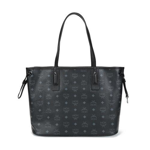 MCM/MCM 女士中号人造革/织物Liz Visetos双面手提单肩包托特包子母包 MWPAAVI02 商品图8