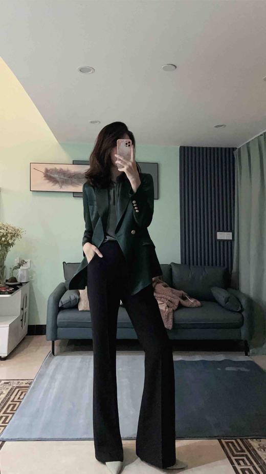 4462 “继承者”丝滑醋酸西装外套女神的闪耀时刻单西颈袖添香 商品图9