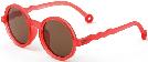 OLIVIO 太阳眼镜圆形经典系列-珊瑚红 商品图0