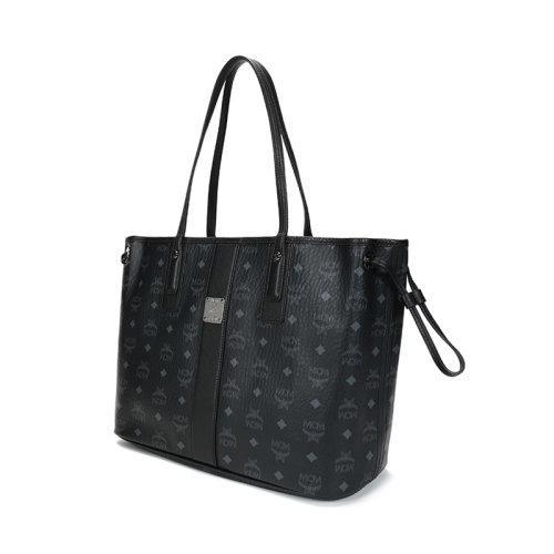 MCM/MCM 女士中号人造革/织物Liz Visetos双面手提单肩包托特包子母包 MWPAAVI02 商品图6