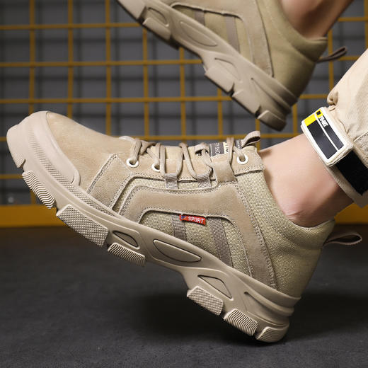 劳保鞋男款欧标钢头轻便防臭防砸防刺穿安全工作工地防护 商品图3