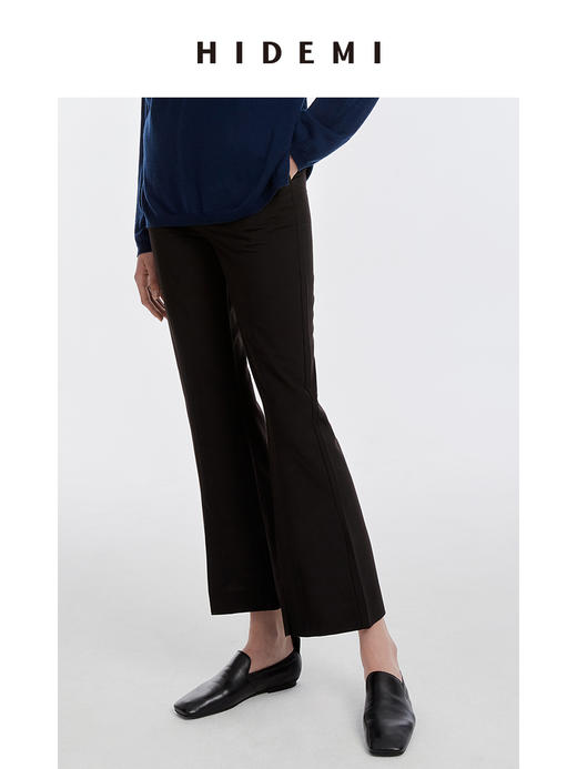 HIDEMI 微喇感超显瘦九分神裤 竹林绿/灰色/黑色 商品图12