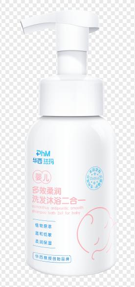 华西珐玛 婴儿桂花多效柔润洗发沐浴（二合一） 商品图0