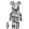 Bearbrick Hiroki Tsukuda 佃弘樹 漫画 黑白 400%+100% 商品缩略图0