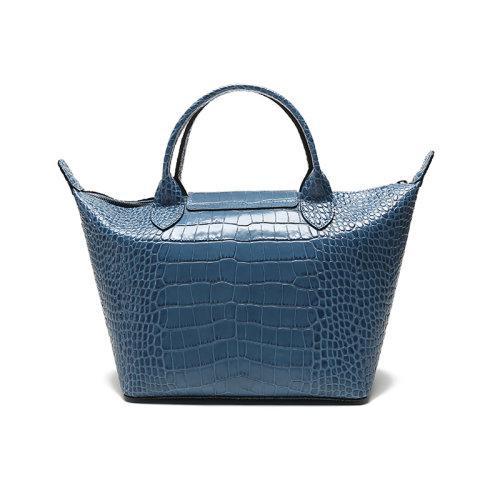 Longchamp/珑骧 2021款 女士LE PLIAGE CUIR系列小号牛皮短柄手提包饺子包 1512 HVC 商品图8