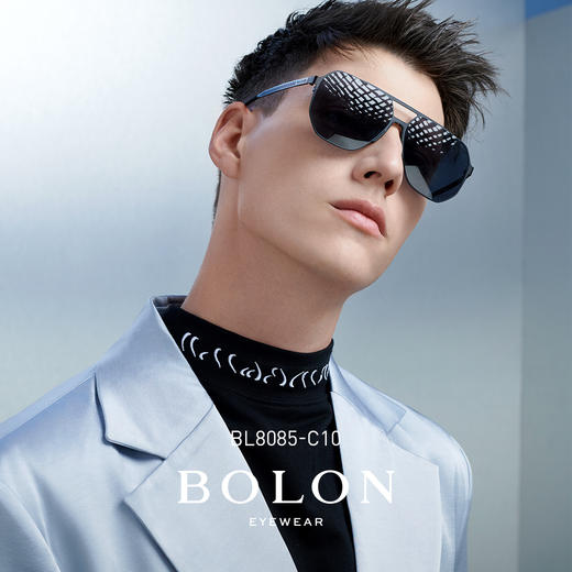 BOLON暴龙眼镜2022新品钛金属太阳镜飞行员偏光驾驶墨镜男BL8085 商品图0