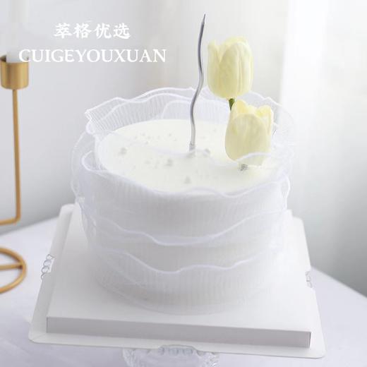 纯白郁金香女神蛋糕 商品图1
