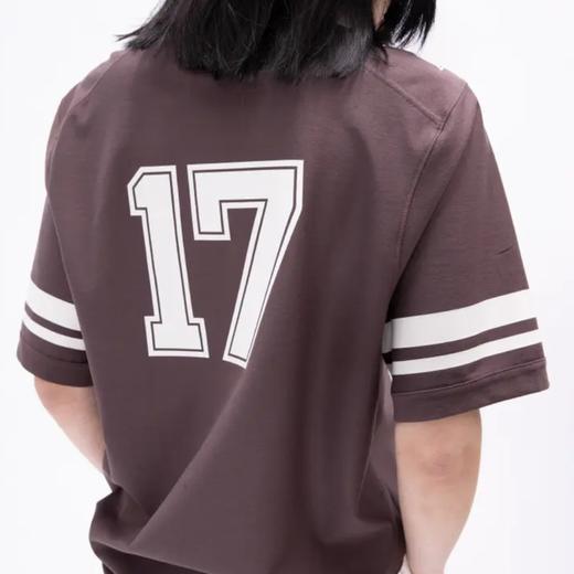 运动风肩部拼接T恤 商品图2